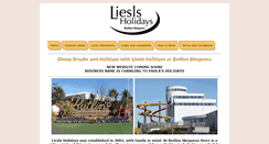 Desktop Screenshot of lieslsholidays.co.uk